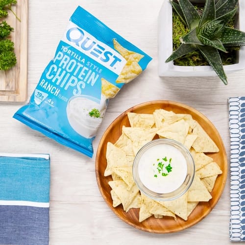 Quest Nutrition, Chips protéinées façon Tortilla, Ranch, 32g – Image 4