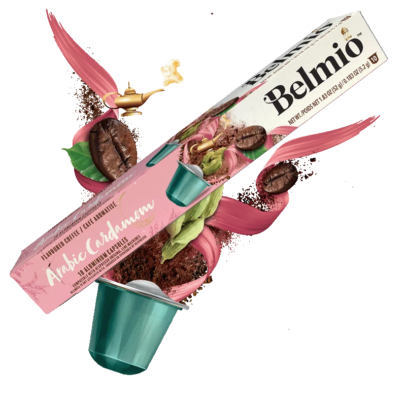 Belmio Arabica Cardamom - 10 Capsules Aluminium (52g)