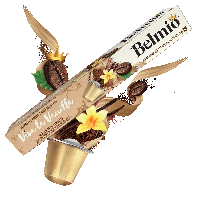 Belmio Viva La Vanilla - 10 Capsules Aluminium (52g)