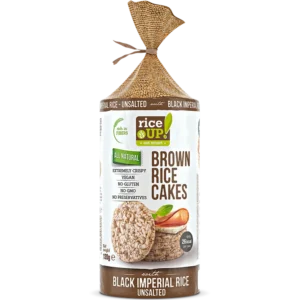 RiceUP! Brown Rice Cakes with Black Imperial Rice - 120g_wp