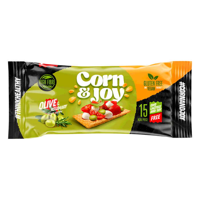Corn & Joy, Crackers Huile d'olives & Romarin, 20g