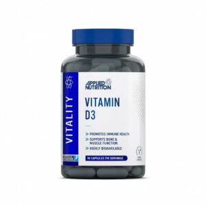 Applied Nutrition – Vitamin D3 75 µg (3 000 UI) – 90 Capsules