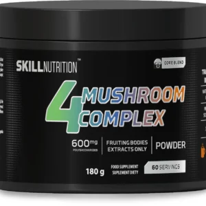 Complexe 4 Champignons – Lion’s Mane, Reishi, Cordyceps, Chaga – 180 g | Skill Nutrition