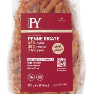 Pâtes Penne Lentille Corail Protéines 35% Pasta Young 250 g