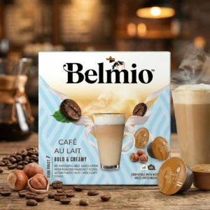Belmio Café au Lait - Capsules Compatibles Dolce Gusto (16 capsules)